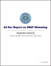 SNAP Skimming Report Cover